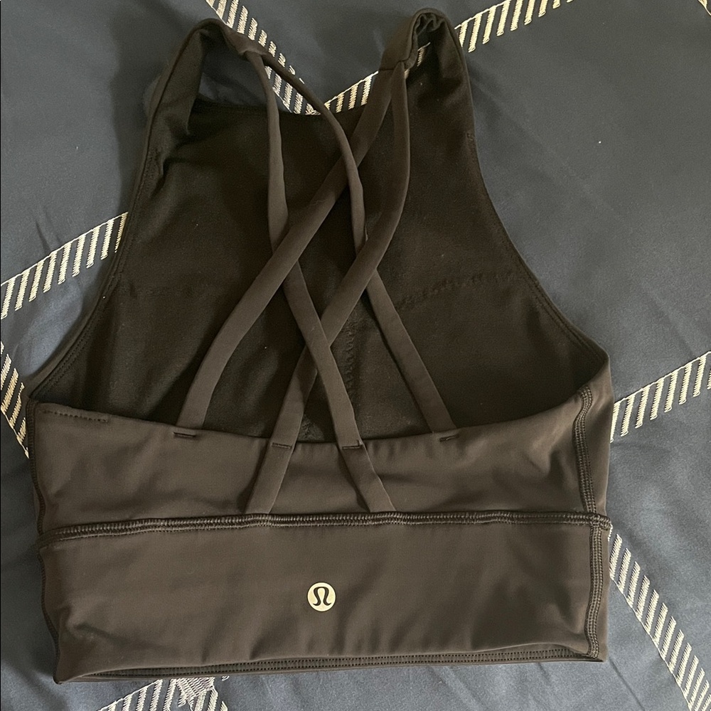 Lululemon Athletica Black High Energy Activewear Top